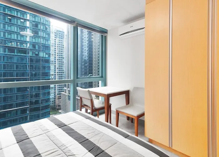 Apartamento Stylish In Bgc Near Uptown Mall And St Lukes
